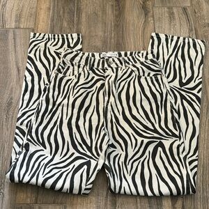 Zara Zebra Jeans